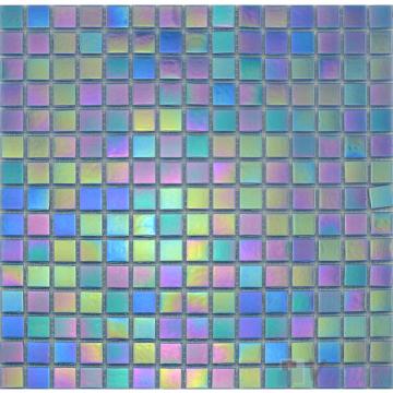 20x20mm Rainbow Iridium Glass Mosaic Tiles VG-RDR91 - Voglus Mosaic